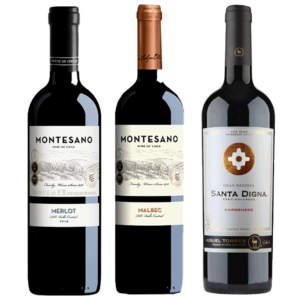 שלישיית יינות מצ'ילה, מרלו, מאלבק וקרמנר