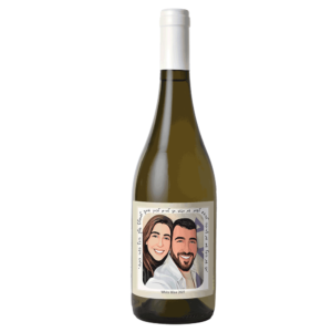 יין לבן לזכרם של ניראל וניב תווית אחורית