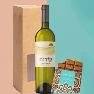 מארז-יין-לבן-ושוקולד-דובאי